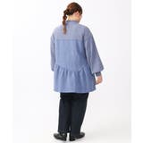 【大きいサイズ/soso×eur3】イレヘムギャザーチュニック | eur3 | 詳細画像12 