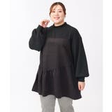 【大きいサイズ/soso×eur3】イレヘムギャザーチュニック | eur3 | 詳細画像14 