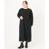 【大きいサイズ】カットプリーツワンピース | eur3 | 詳細画像15 