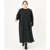 【大きいサイズ】カットプリーツワンピース | eur3 | 詳細画像16 