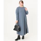 【大きいサイズ】カットプリーツワンピース | eur3 | 詳細画像2 