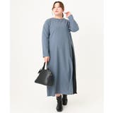 【大きいサイズ】カットプリーツワンピース | eur3 | 詳細画像4 