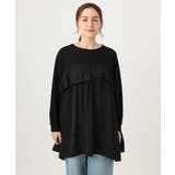 【WEB先行販売】【大きいサイズ】サテンドッキングチュニック | eur3 | 詳細画像10 