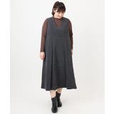 【大きいサイズ】コーデュロイジャンパースカート | eur3 | 詳細画像4 