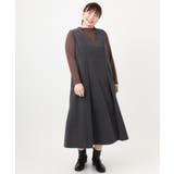 【大きいサイズ】コーデュロイジャンパースカート | eur3 | 詳細画像5 