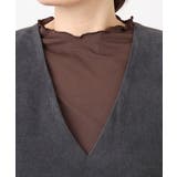 【大きいサイズ】コーデュロイジャンパースカート | eur3 | 詳細画像8 