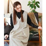 グレージュ(89) | 【大きいサイズ】コーデュロイジャンパースカート | eur3