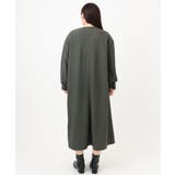 【大きいサイズ/LAVEANGE×eur3】タックジャージーワンピース | eur3 | 詳細画像10 