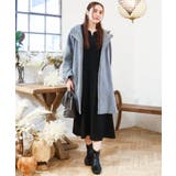 【大きいサイズ/LAVEANGE×eur3】タックジャージーワンピース | eur3 | 詳細画像18 