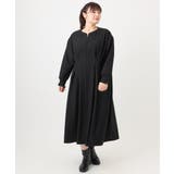【大きいサイズ/LAVEANGE×eur3】タックジャージーワンピース | eur3 | 詳細画像19 