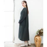 【大きいサイズ/LAVEANGE×eur3】タックジャージーワンピース | eur3 | 詳細画像3 