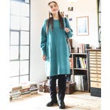 【大きいサイズ LAVEANGE×eur3】アンゴラタッチニットチュニックワンピ… | eur3 | 詳細画像3 