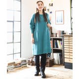 【大きいサイズ LAVEANGE×eur3】アンゴラタッチニットチュニックワンピ… | eur3 | 詳細画像4 