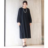 【大きいサイズ】袖ジャガードデザインワンピース | eur3 | 詳細画像17