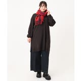 【大きいサイズ/洗える】Vネックニットチュニック | eur3 | 詳細画像23