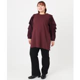 【大きいサイズ】ラッフルスリーブチュニック | eur3 | 詳細画像17 