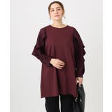 【大きいサイズ】ラッフルスリーブチュニック | eur3 | 詳細画像2 