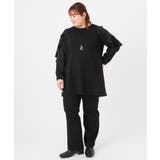 【大きいサイズ】ラッフルスリーブチュニック | eur3 | 詳細画像21 