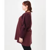 【大きいサイズ】ラッフルスリーブチュニック | eur3 | 詳細画像9 