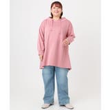 【大きいサイズ】ダンボールフーディー風チュニック | eur3 | 詳細画像4 