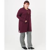 【大きいサイズ】Vネックニットチュニック | eur3 | 詳細画像13 