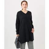 【大きいサイズ】Vネックニットチュニック | eur3 | 詳細画像16 