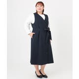 【大きいサイズ】Wクロス2WAYワンピース | eur3 | 詳細画像7 