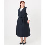 【大きいサイズ】Wクロス2WAYワンピース | eur3 | 詳細画像9 