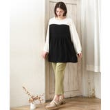 【大きいサイズ】ビスチェ風ドッキングトップス | eur3 | 詳細画像3 