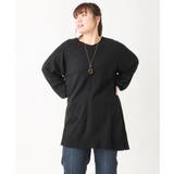 【大きいサイズ】洗えるVネックニットチュニック | eur3 | 詳細画像19