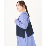 【大きいサイズ】ビスチェ×シャツワンピースセット | eur3 | 詳細画像2 