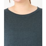 【大きいサイズ】シャーリングコンビワンピース | eur3 | 詳細画像10