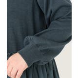 【大きいサイズ】シャーリングコンビワンピース | eur3 | 詳細画像11