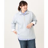 【大きいサイズ】ハーフジップダンボールプルオーバー | eur3 | 詳細画像16 