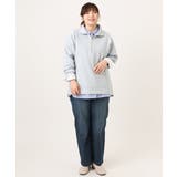 【大きいサイズ】ハーフジップダンボールプルオーバー | eur3 | 詳細画像17 