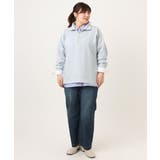 【大きいサイズ】ハーフジップダンボールプルオーバー | eur3 | 詳細画像18 