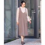 【大きいサイズ】Uネックジャンパースカート | eur3 | 詳細画像3