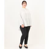 【大きいサイズ】ポーラバンドカラーチュニック | eur3 | 詳細画像19 