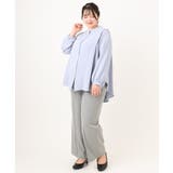 【大きいサイズ】ポーラバンドカラーチュニック | eur3 | 詳細画像4 