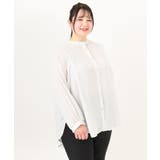 【大きいサイズ】ポーラバンドカラーチュニック | eur3 | 詳細画像9 