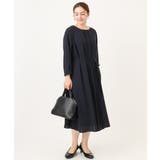 【大きいサイズ】フロントプリーツワンピース | eur3 | 詳細画像1 