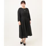 【大きいサイズ】フロントプリーツワンピース | eur3 | 詳細画像24 