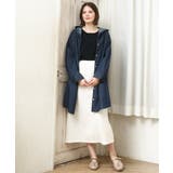 【大きいサイズ】デニムフーディ―シャツチュニック | eur3 | 詳細画像10 