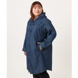 【大きいサイズ】デニムフーディ―シャツチュニック | eur3 | 詳細画像13 