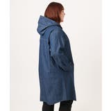 【大きいサイズ】デニムフーディ―シャツチュニック | eur3 | 詳細画像15 