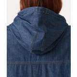 【大きいサイズ】デニムフーディ―シャツチュニック | eur3 | 詳細画像18 