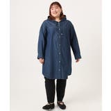 【大きいサイズ】デニムフーディ―シャツチュニック | eur3 | 詳細画像24 