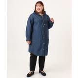 【大きいサイズ】デニムフーディ―シャツチュニック | eur3 | 詳細画像25 