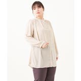 【大きいサイズ】2WAYポーラバンドカラーブラウス | eur3 | 詳細画像17