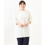 【大きいサイズ】2WAYポーラバンドカラーブラウス | eur3 | 詳細画像21